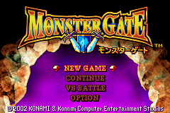Monster Gate Title Screen